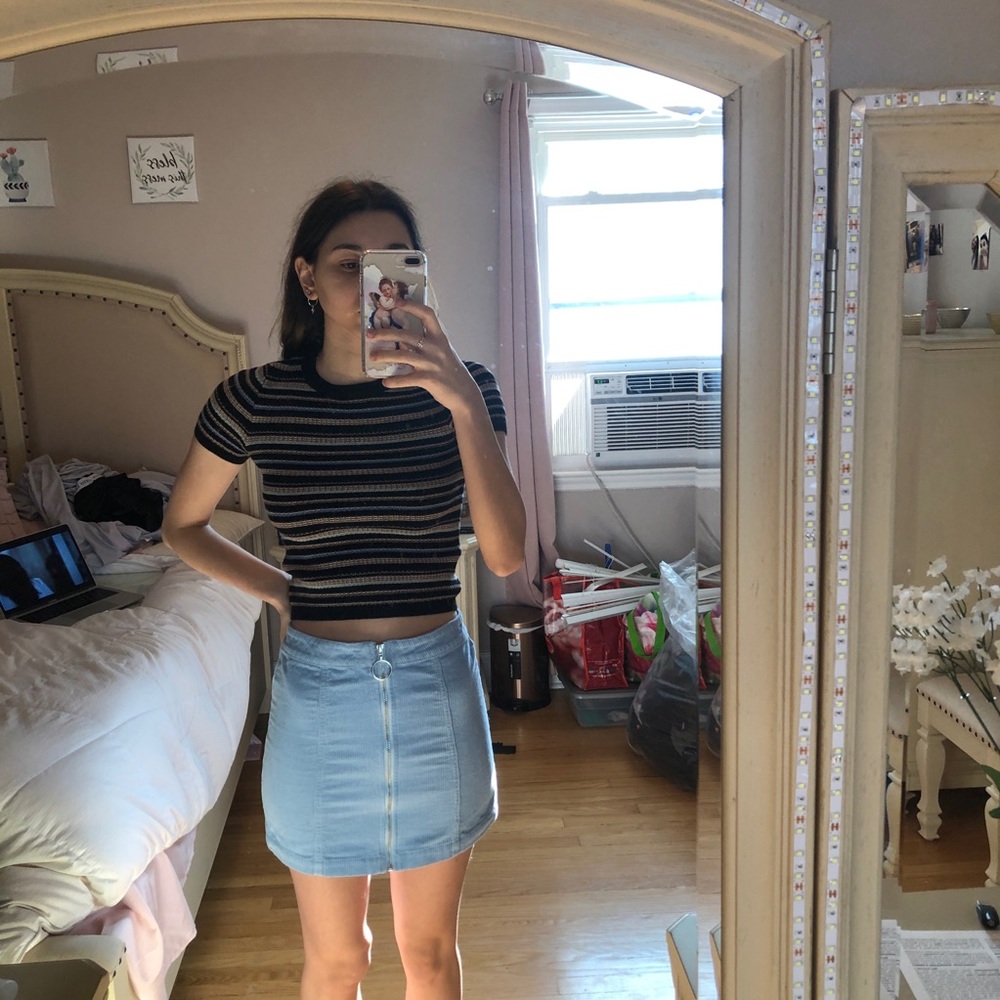 Denim skirt